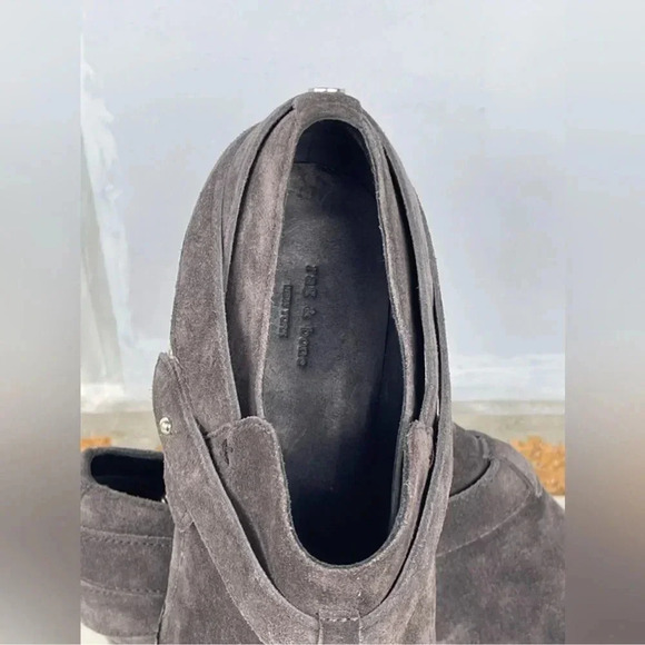 Rag & Bone Harley Ankle Booties in dark gray 38.5/8 - Picture 7 of 12